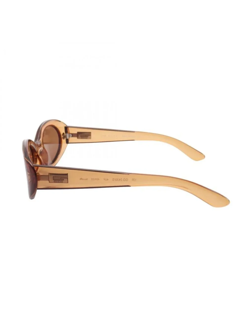 Gucci Sunglasses Logo Oval Clear Eyewear